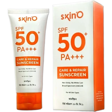 Skin'O Care And Repair Sunscreen With SPF 50 Plus PA Plus Plus Plus 50ml - Rokomari product